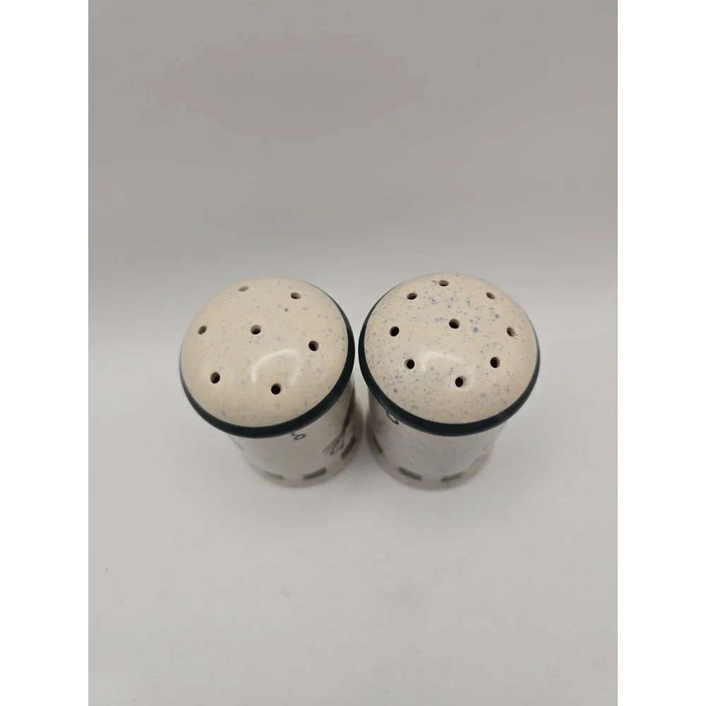 Vintage Fishing Lure Salt & Pepper Shakers Set Ceramic Nautical Lodge Decor  EUC